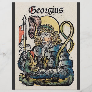 Sankt Georg aus der Nürnberger Chronik Flyer