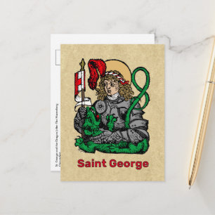 Sankt Georg und der Drache (Nürnberg) Postkarte