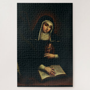 Sankt Gertrud die Große deutsche Benediktinerin  Puzzle