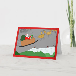 Sankt GPS-Einheits-Weihnachtskarte Feiertagskarte
