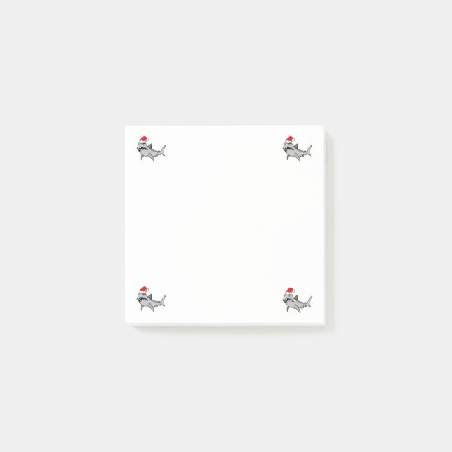 Sankt-Haifisch-Post-Itanmerkungen Post-it Klebezettel (Vorderseite)