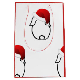 Sankt-Häschen-mittlere Geschenk-Tasche Mittlere Geschenktüte