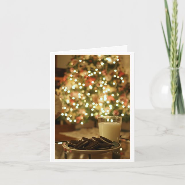 Sankt Imbiss-Weihnachtskarte Feiertagskarte (Vorderseite)
