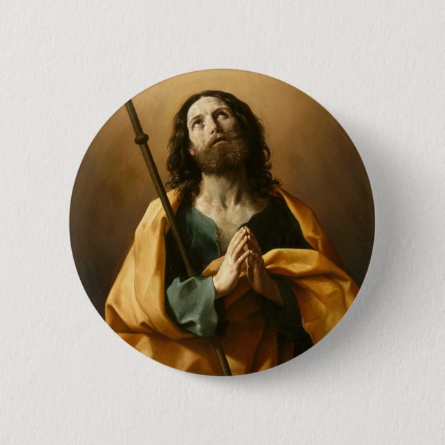 „Sankt Jakobus“ Kunst-Button Button (Vorderseite)