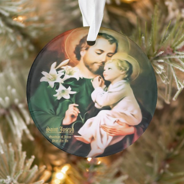 Sankt Josef, Beschützer Jesu Ornament (Baum)