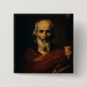 Sankt Joseph von Jusepe de Ribera Button