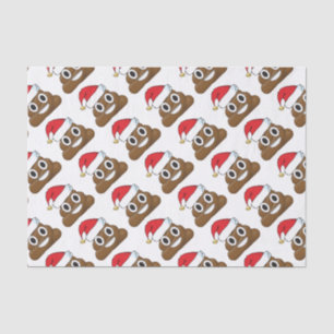 Sankt kacken Weihnachtsgeschenk-Verpackung Emoji Seidenpapier
