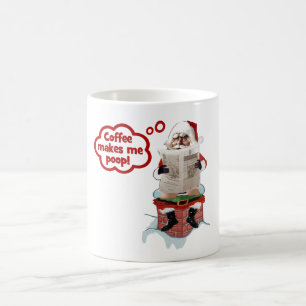 Sankt - Kaffee lässt mich lustige WeihnachtsTasse Tasse