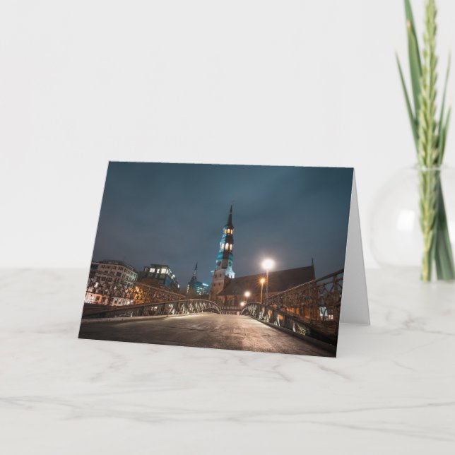 Sankt Katharinen Kirche Hamburg Foto Karte (Vorderseite)