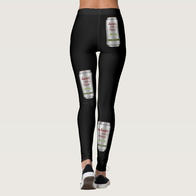 Sankt kleine Helfer-Bier-Dose Leggings (Rückseite)