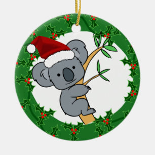 Sankt-Koala - angemessenes Dinkum Keramik Ornament