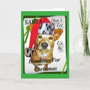 Sankt lassen uns nicht für Weihnachtskarte Feiertagskarte