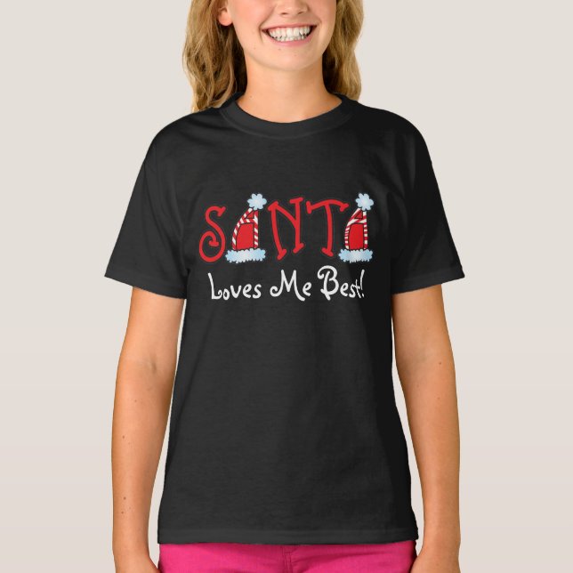 Sankt-Lieben ich am besten! WeihnachtsShirt T-Shirt (Vorderseite)