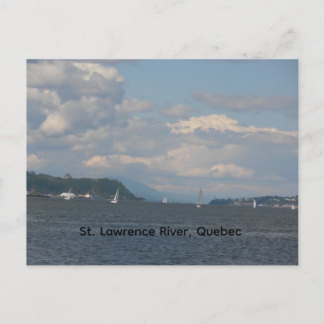 Sankt-Lorenz-Strom Postkarte (Vorderseite)
