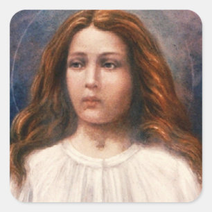 Sankt Maria Goretti  Quadratischer Aufkleber