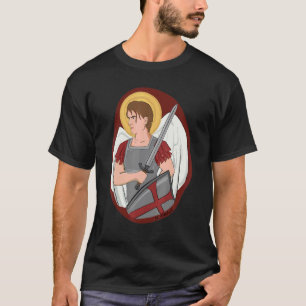 Sankt Michael Der Erzengel Gebet Katholische Tradi T-Shirt