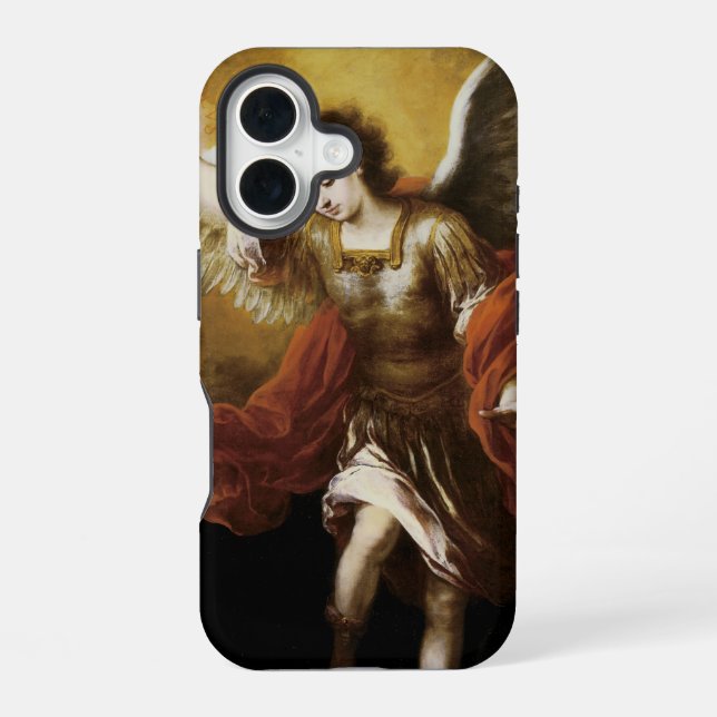 Sankt Michael iPhone 16 Hülle (Rückseite)