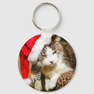 Sankt-Miezekatze Painterly Schlüsselanhänger