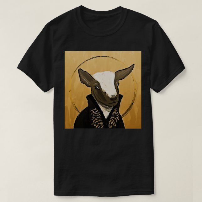 Sankt Milo Shadow und Bone Goat T-Shirt (Design vorne)
