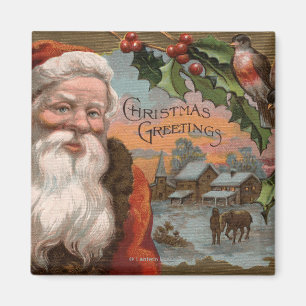 Sankt mit Stechpalme, Dorf-Szene Magnet