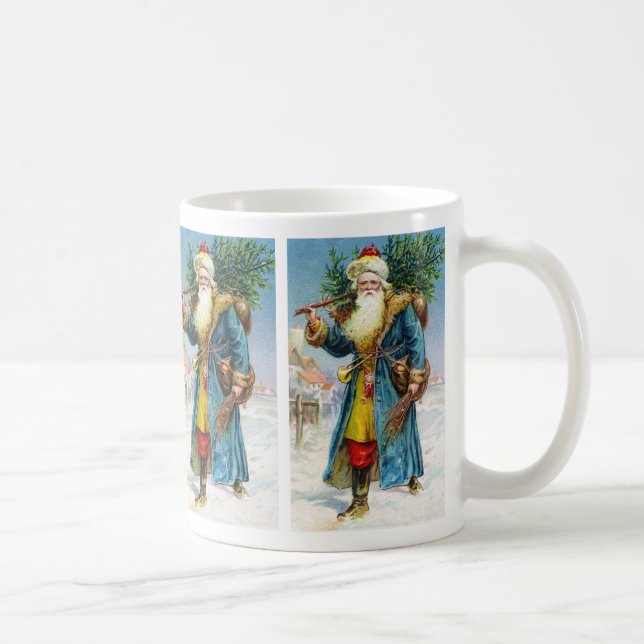 Sankt mit Tannen-Baum Kaffeetasse (Rechts)