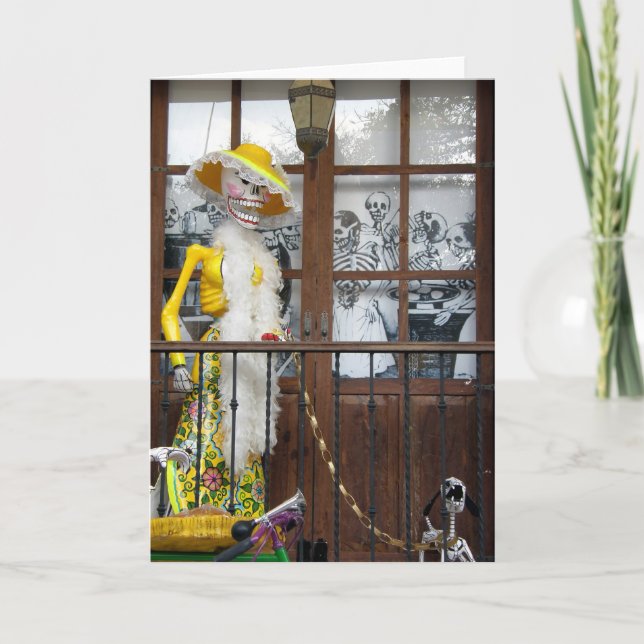 Sankt muerte feiertagskarte (Vorderseite)