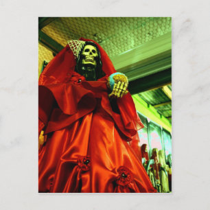 Sankt Muerte Feiertagspostkarte