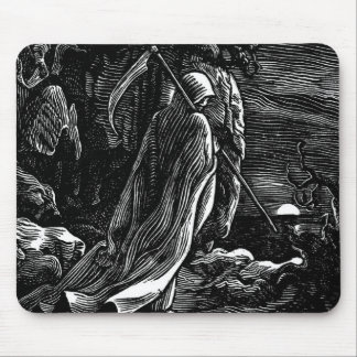 Sankt Muerte (mexikanischer grimmiger Sensenmann) Mousepad
