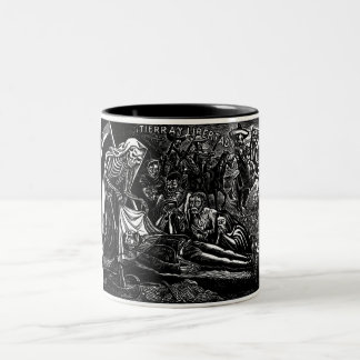 Sankt Muerte und der Soldat C. Mexiko 1951 Zweifarbige Tasse