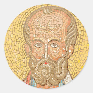 Sankt Nicholas Runder Aufkleber