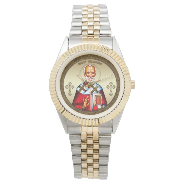 Sankt Nikolaus Armbanduhr (Vorderseite)