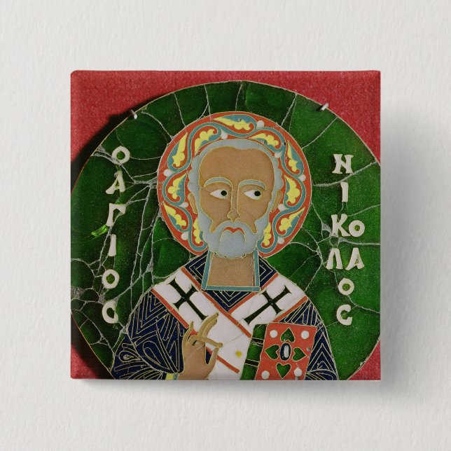 Sankt Nikolaus Button (Vorderseite)