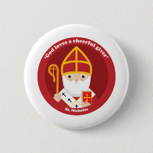 Sankt Nikolaus Button