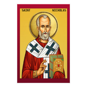 Sankt Nikolaus Fotodruck