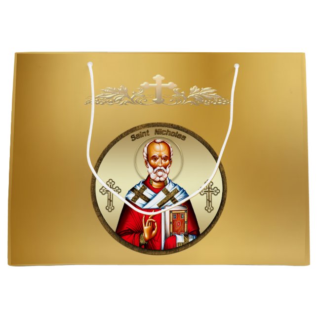 Sankt Nikolaus Große Geschenktüte (Vorderseite)
