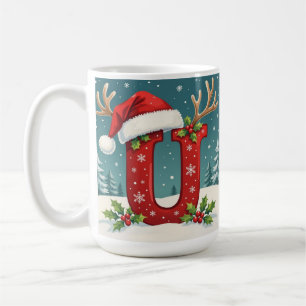 Sankt Nikolaus Hut Monogramm Anfangsbuchstabe U Fr Kaffeetasse
