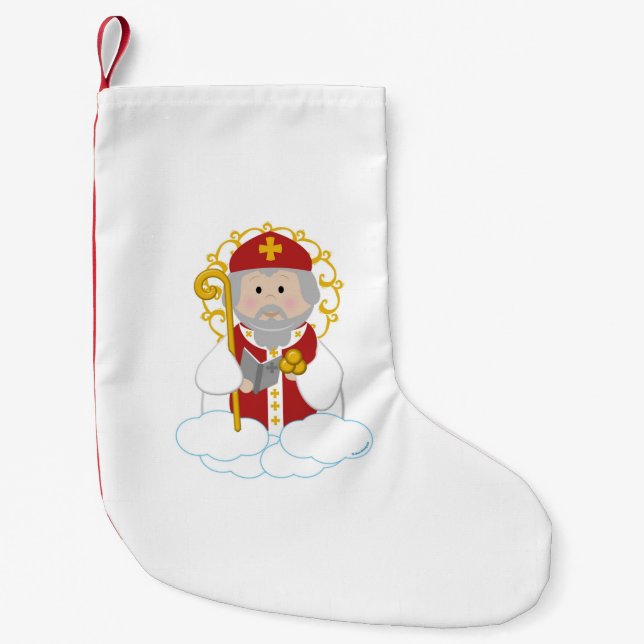 Sankt Nikolaus Kleiner Weihnachtsstrumpf (Vorderseite)