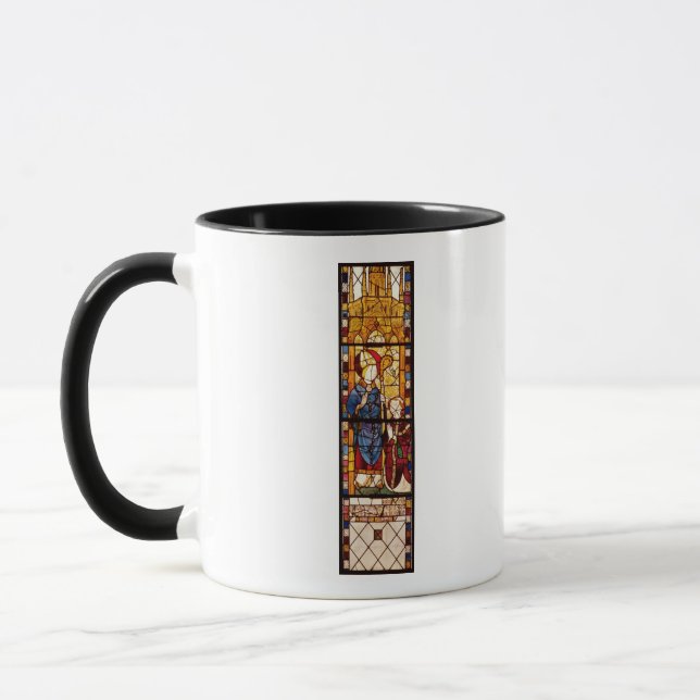 Sankt Nikolaus mit einem Spender Tasse (Links)
