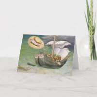 Sankt Nikolaus rettet ein Schiff vom Schiffbruch