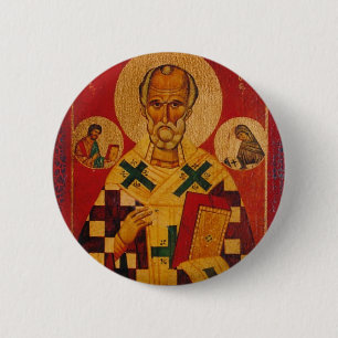 Sankt Nikolaus von Myra Button