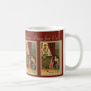 Sankt Nikolaus von Myra mit Kindern Tasse