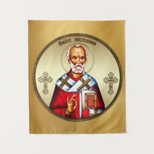 Sankt Nikolaus Wandteppich