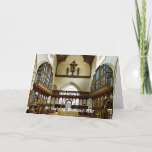 Sankt- Nikolauskirche, Blakeney BRITISCHE leere Karte