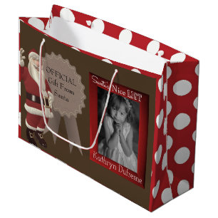 Sankt Nizza Liste w/Foto Große Geschenktüte