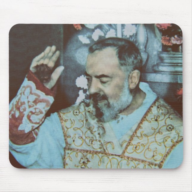 Sankt Pater Pio Mousepad (Vorne)