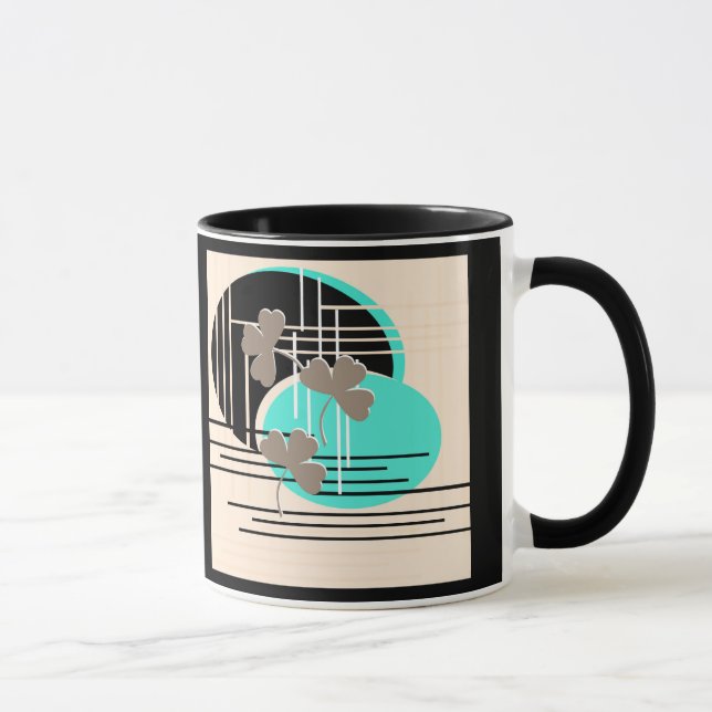 Sankt Patrick, Abstraktion Tasse (Rechts)