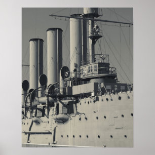 Sankt Petersburg, Kreuzer Aurora Poster