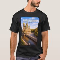 Sankt Petersburg Russland Illustration Reise Kunst