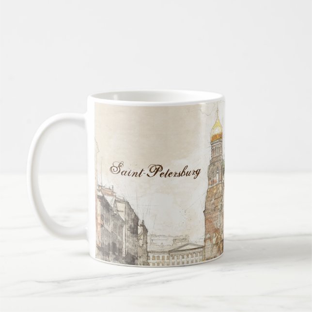 Sankt-Petersburg, Russland Kaffeetasse (Links)