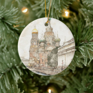 Sankt Petersburg Russland Keramik Ornament - Reise